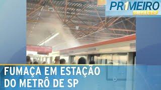 SP: Fumaça em vagão de metrô assusta passageiros na estação Penha | Primeiro Impacto (25/11/24)