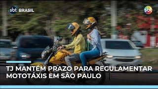TJ nega pedido de Nunes e mantém prazo para regulamentar mototáxi em SP