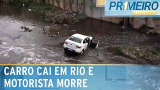 Motorista morre após cair no rio Tamanduateí, em Santo André (SP) | Primeiro Impacto (21/10/24)