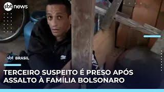 Polícia prende terceiro suspeito do assalto à família de Jair Bolsonaro em Resende | #SBTBrasil 