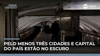 Falhas em linhas de transmissão provocam apagão na Ucrânia e Moldávia | #NewsSábado