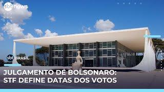 STF define cronograma de votos para julgamento na próxima semana | #SBTBrasil 