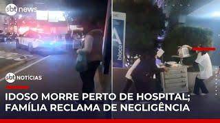 Idoso de 93 anos morre após passar mal em via pública do ABC Paulista | #SBTNotícias