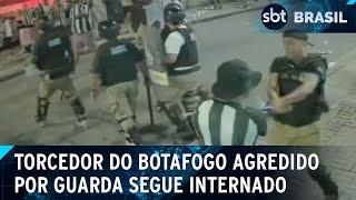 Torcedor do Botafogo permanece internado após jogo contra Peñarol | SBT Brasil (25/10/24)