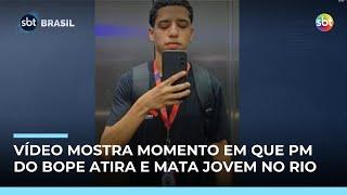 Caso Herus: Vídeo mostra momento em que PM do BOPE atira e mata jovem no Rio 