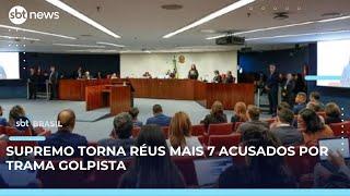 Supremo torna réus integrantes do núcleo 4 da trama golpista por unanimidade | SBT Brasil (06/05/25)