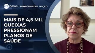 Mais de 4,5 mil queixas pressionam planos de saúde | #NewsPrimeiraEdição