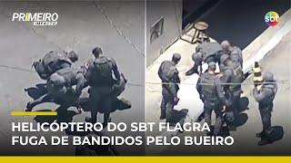 SP: Homem foge pelo bueiro durante perseguição com viaturas e helicóptero da PM | #PrimeiroImpacto