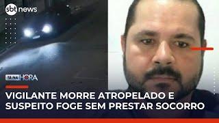 Vigilante morre atropelado e motorista foge sem prestar socorro no Brás (SP) | Tá na Hora (05/05/25)