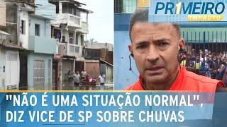 “Estamos em um estado de calamidade”, diz vice de SP sobre chuvas | Primeiro Impacto (03/02/25)