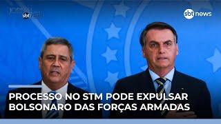 STM analisa expulsão de Bolsonaro e generais por indignidade | #JornaldoSBTNews