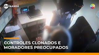 Clonagem de controles de garagens facilita criminosos e preocupa moradores | #SBTManhã