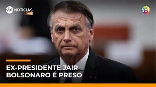 Ex-presidente Jair Bolsonaro é preso pela Polícia Federal; veja detalhes | #SBTNotícias