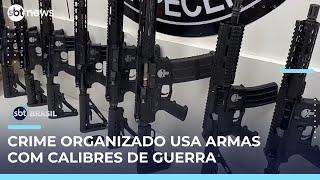 Apreensões de armas de guerra crescem no Sudeste e expõem rotas do crime | #SBTBrasil