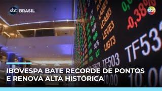 Ibovespa fecha acima de 150 mil pontos e renova recorde histórico