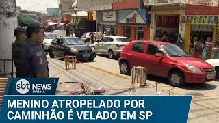 Menino atropelado por caminhão em Osasco é velado nesta quarta | #SBTNews Manhã (01/01/25)