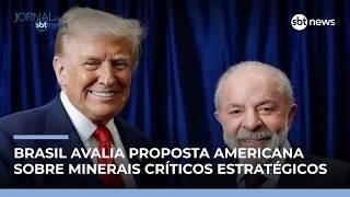 Brasil avalia convite dos EUA para aliança sobre minerais estratégicos | #JornaldoSBTNews