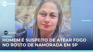 Homem é preso suspeito de atear fogo no rosto de namorada na zona oeste de SP | #SBTBrasil