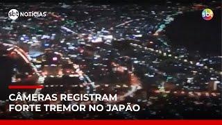 Japão suspende alerta de tsunami emitido após terremoto; veja imagens do tremor | #SBTNotícias