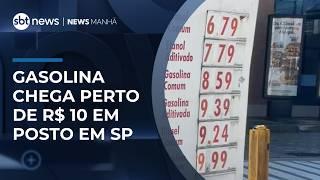 Gasolina chega a quase R$ 10 em posto de SP mesmo após redução de imposto | #NewsManhã