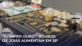 Quadrilhas do ouro na mira da polícia: joias roubadas eram revendidas | #SBTNews Manhã (08/05/25)