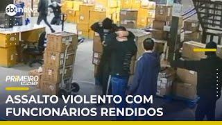 Quadrilha é presa após assalto violento a empresa de cargas em SP | #PrimeiroImpacto