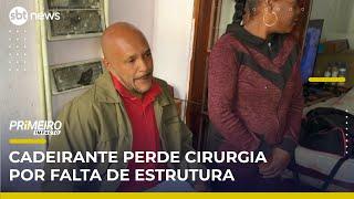 Falta de médico e estrutura impede cirurgia de aposentado cadeirante | Primeiro Impacto (15/05/25)