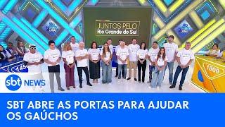 SBT lança campanha "SBT do Bem, Juntos pelo Rio Grande do Sul" | #SBTNewsnaTV (20/05/24)