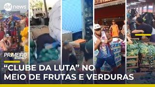 Vídeos mostram luta clandestina entre trabalhadores no Ceasa do Rio de Janeiro | #PrimeiroImpacto