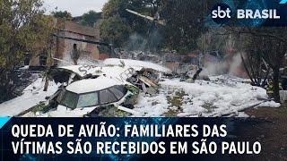 Familiares das vítimas da queda de avião são acolhidas em hotel de São Paulo | SBT Brasil (10/08/24)