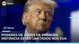 Suprema Corte dos EUA limita poderes de juízes de primeira instância | #SBTBrasil 