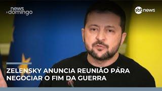 Zelensky diz que Ucrânia terá reunião nesta semana para discutir o fim da guerra | #NewsDomingo