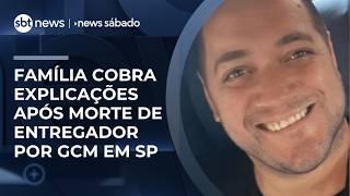 Entregador morto por GCM estava em dois empregos para comprar presente para a filha | #NewsSábado