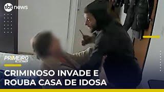 Idosa é atacada dentro de casa durante assalto na madrugada | #PrimeiroImpacto