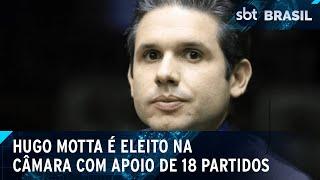 Hugo Motta é eleito presidente da Câmara dos Deputados | SBT Brasil (01/02/25)