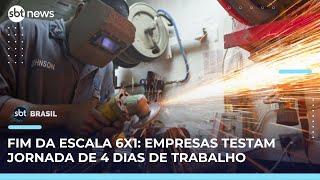Empresas reduzem jornada e relatam benefícios na saúde de funcionários | SBT Brasil (22/05/25)
