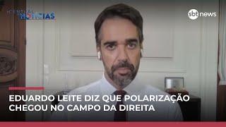 Leite vê indicação de Flávio com viés familiar e aponta candidatura ao Senado