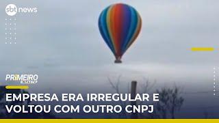 Morte após queda de balão: empresa foi lacrada voltou a operar com outro CNPJ | #PrimeiroImpacto