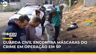 Guardas fazem operação e encontram máscaras do crime em Itaquaquecetuba (SP) | #PrimeiroImpacto