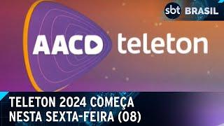 Teleton 2024 tem meta de arrecadação de R$ 35 milhões para unidades da AACD | SBT Brasil (08/11/24)