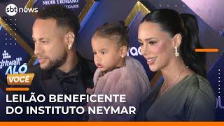 Portiolli, João Silva e mais famosos participam do 5º leilão do Instituto Neymar Jr. | #AloVoce