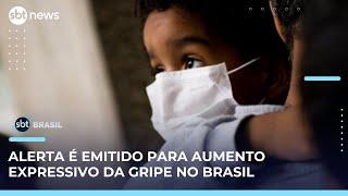 Ministério da Saúde alerta sobre aumento de casos de gripe no Brasil | #SBTBrasil 