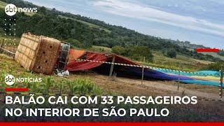 ▶️ SBT Notícias/SBT Manhã | Grávida morre após queda de balão no interior de SP