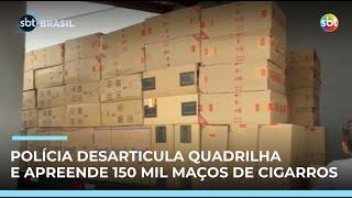 Polícia prende quadrilha especializada em roubo de cargas de cigarro em SP