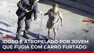 Adolescente furta carro e atropela idoso em Brasília | #SBTNotícias