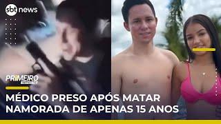 Médico é preso por matar a namorada de 15 anos; arma foi vista em vídeo | Primeiro Impacto (06/05/25)