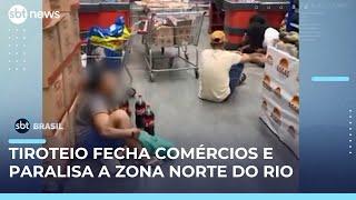 Jovem é baleado durante operação da PM em meio à guerra de facções no Rio | #SBTBrasil