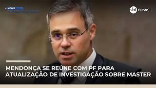 Mendonça se reúne com PF para atualização de investigação sobre Master | #NewsPrimeiraEdição
