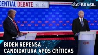 Biden diz a aliado que está avaliando se deve continuar na disputa | SBT Brasil (03/07/24)