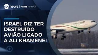 Exército de Israel diz ter destruído avião de antigo líder supremo do Irã | #NewsManhã